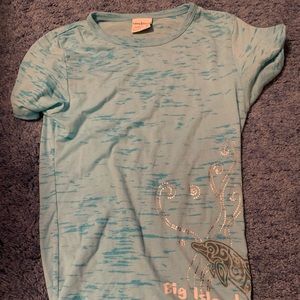 Camp David big island ocean blue small T-shirt